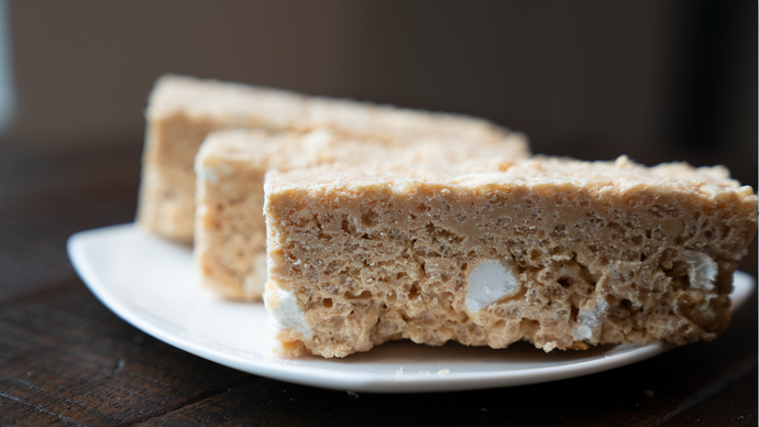 Baker's Recovery | White Chocolate Peanut Butter Rice Crispies