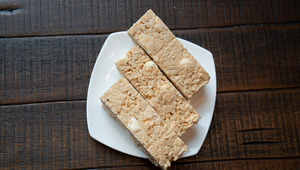 Baker's Recovery | White Chocolate Peanut Butter Rice Crispies